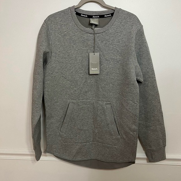 Bench Unisex Grey Crewneck Sweatshirt Size Medium - Picture 1 of 6